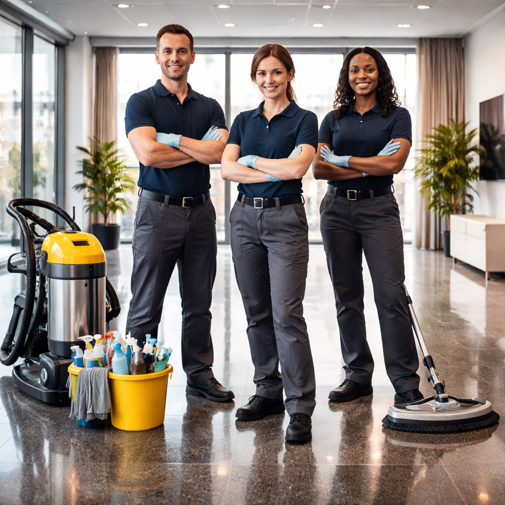 professional cleaning team London experienced cleaners commercial and domestic cleaning services